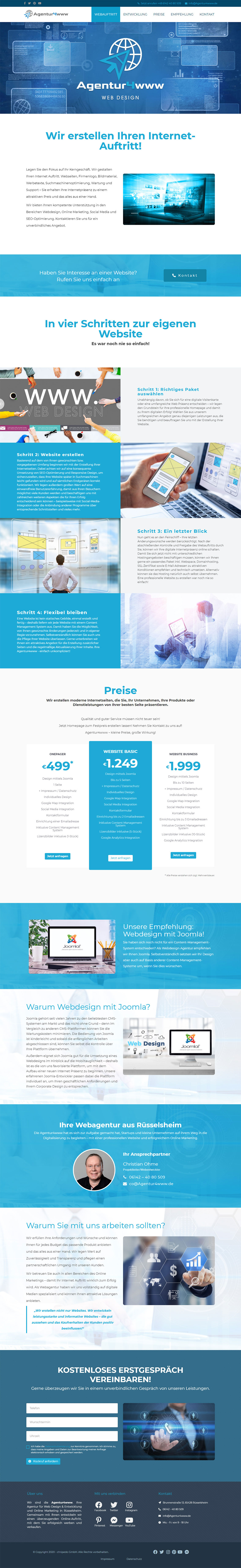 Agentur4www Web Design