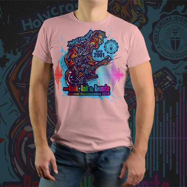 Holy Cross High School Batch 2001 T-Shirt Design